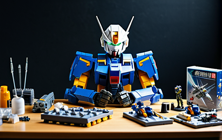 피규어 관련 전시회 정보 - Action Figure Collector Display**

"A display case filled with various action figures, fully clothed...