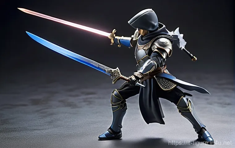 일본 피규어 브랜드 추천 - **Prompt:** A meticulously crafted 1/7 scale figure of an elegant female anime character. She stands...