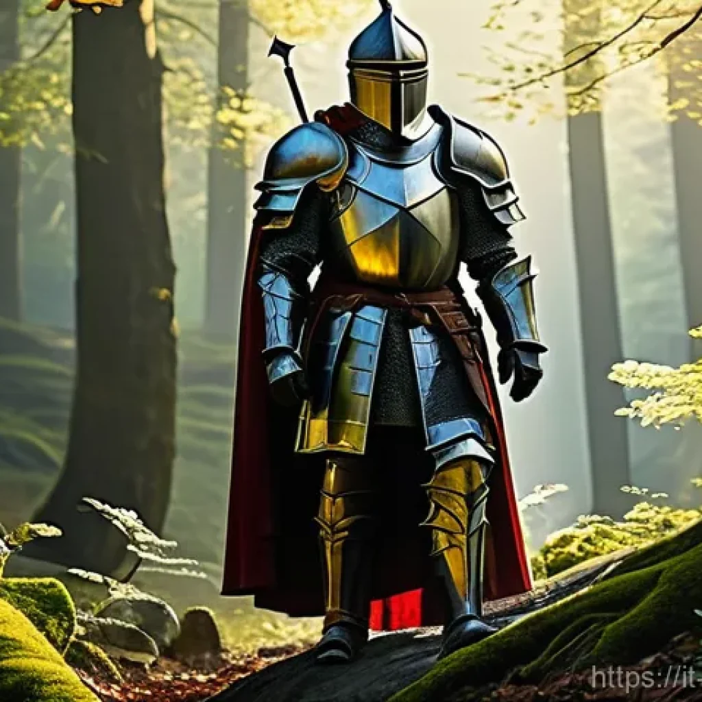 피규어와 함께 촬영할 배경 소품 추천 - **Prompt 1: Epic Fantasy Knight at Golden Hour**
A majestic, fully armored fantasy knight, stand...