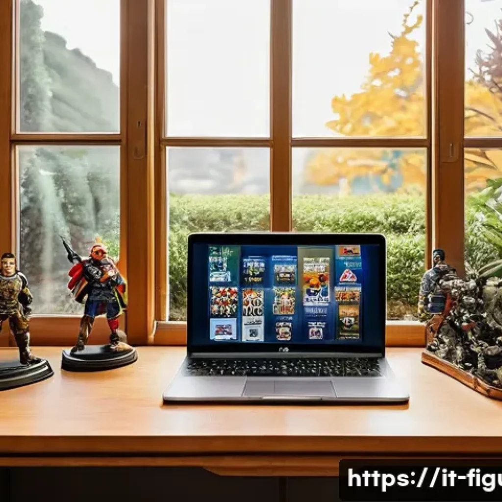 피규어 프리오더 구매 전략 - A detailed scene of a collector's desk in a cozy Italian home, featuring various anime and pop cultu...